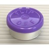 20mm Flip Off Vial Seals, Purple, Pack of 100 20mm Flip Off Vial Seals, Purple, Pack of 100