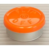 20mm Flip Off Vial Seals, Orange Peel, Pack of 100