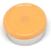 20mm Flip Off Vial Seals, Faded Light Orange, Bag of 1000