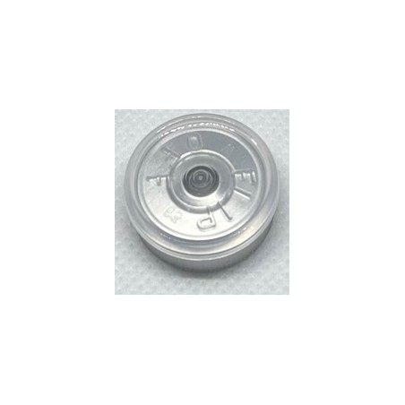 20mm Flip Off Vial Seals, Clear, Case of 1000