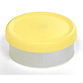 West Matte 20mm Flip Cap Vial Seal, Yellow, Pack of 100