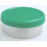 West Matte 20mm Flip Cap Vial Seal, Green, Pack of 100