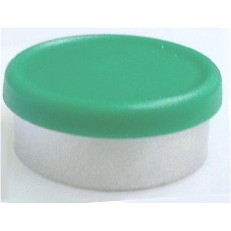 West Matte 20mm Flip Cap Vial Seal, Green, Pack of 100