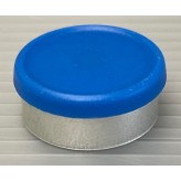 West Matte 20mm Flip Cap Vial Seal, Royal Blue, Pack of 100