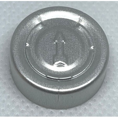 20mm Full Tear Off Vial Seals, Natural, Pk 100