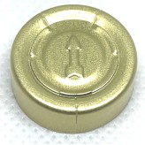 20mm Full Tear Off Vial Seals, Gold, Bag of 1000 pieces.