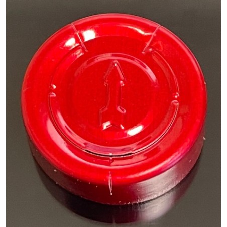 20mm Full Tear Off Vial Seals, Red, Bag of 1000 pieces.