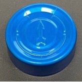 20mm Full Tear Off Vial Seals, Sapphire Blue, bag of 1000