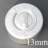 13mm Full Tear Off Vial Seals, Natural, Pack of 100