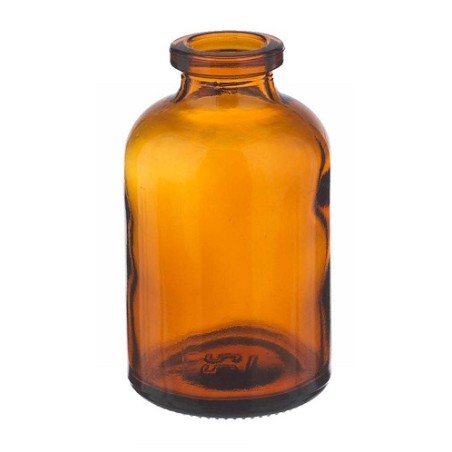 30mL Amber Serum Bottle Vials, 37x65mm, Ream of 90