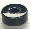 20mm Center Tear Vial Seals, Smooth Center, Black, Bag of 1000