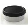 20mm Black Matte Flip Cap Vial Seals, Generic, Bag of 1,000 pieces