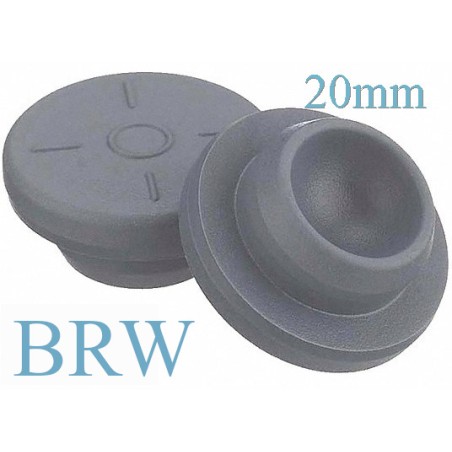 20mm Round Bottom Stopper, SID BRW, Bag of 1000