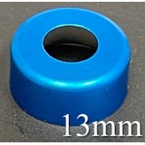 13mm Open Hole Aluminum Vial Seal Rings, Bag 1000, Blue