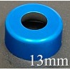 13mm Open Hole Aluminum Vial Seal Rings, Bag 1000, Blue