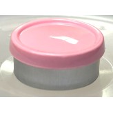 20mm Glossy Flip Cap Vial Seal, Gloss Pink, Bag 1000