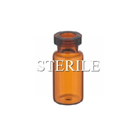 2mL Amber Sterile Open Vials, Depyrogenated, Ream of 417 pieces