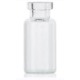 ISO 2R Clear Open Sterile Vials, Protective Small Nested Tray, 100pc