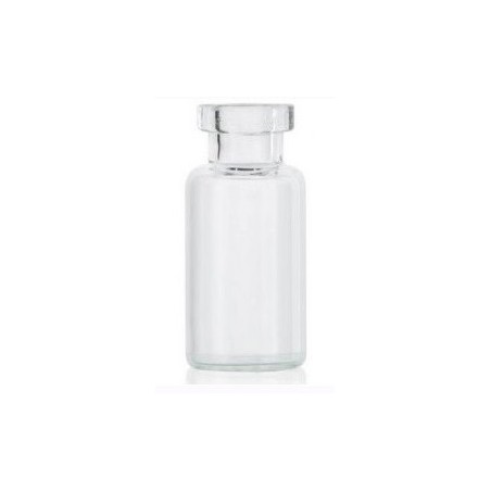 ISO 2R Clear Open Sterile Vials, Protective Small Nested Tray, 100pc