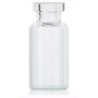 ISO 2R Clear Open Sterile Vials, Protective Small Nested Tray, 100pc