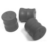 10mm Dental Cartridge Plungers, for 3.0mL Cartridges, Dark Gray, Pk 100