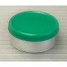 West Matte 20mm Flip Cap Vial Seal, Green, Bag of 1000