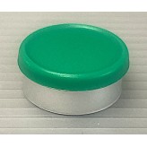 West Matte 20mm Flip Cap Vial Seal, Green, Pack of 100