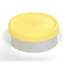 20mm Yellow Matte Flip Cap Vial Seals, Generic, Bag of 1,000 pieces