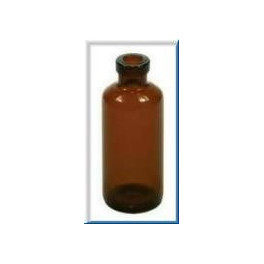 10mL Amber Serum Vials, 13mm Crimp, 21.5x52mm, Ream of 273
