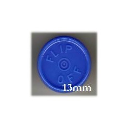 13mm Flip Off Vial Seals, Royal Blue, Bag of 1000