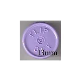 13mm Flip Off Vial Seals, Lavender, Pack of 100