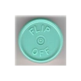 20mm Flip Off Vial Seals, Faded Turquoise Blue, Bag of 1000