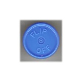 20mm Flip Off Vial Seals, Light Blue, Pack of 100