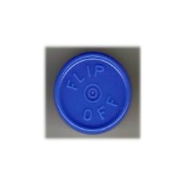 20mm Flip Off Vial Seals, Royal Blue, Bag of 1000. Manufactured by West Pharma (USA)