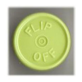 20mm Flip Off Vial Seals, Light Faded Green, Bag of 1000