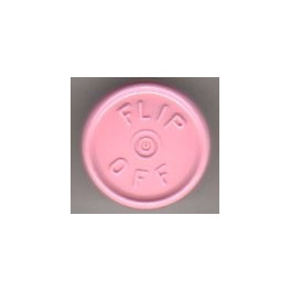 20mm Flip Off Vial Seals, Gloss Pink, Bag of 1000