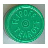 20mm Flip Off-Tear Off Vial Seals, Green, Bag 1000 West Pharma