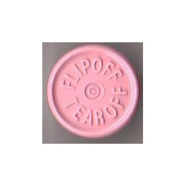 20mm Flip Off-Tear Off Vial Seals, Pink, Bag 1000 West Pharma