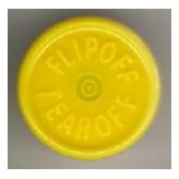20mm Flip Off-Tear Off Vial Seals, Yellow, Bag 1000 West Pharma