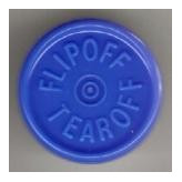 20mm Flip Off-Tear Off Vial Seals, Royal Blue, Pack of 100