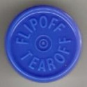 20mm Flip Off-Tear Off Vial Seals, Royal Blue, Bag 1000 West Pharma