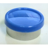 20mm Superior Flip Cap Vial Seal, Light Blue, Bag 1000