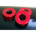 20mm Hole Punched Vial Seals, Red, Bag 1000