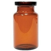 5mL Amber 'Shorty' Serum Vials, 22x40mm, Ream of 266