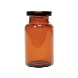5mL Amber 'Shorty' Serum Vials, 22x40mm, Ream of 266