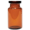 5mL Amber 'Shorty' Serum Vials, 22x40mm, Ream of 266
