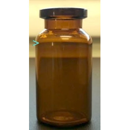 10mL Amber Shorty Serum Vials, 24x47mm, Ream of 238