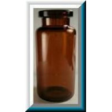 5mL Amber Serum Vials, Holds 10mL, 23x47mm, Ream of 288