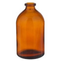 100mL Amber Serum Vials, 52x95mm, Case of 147
