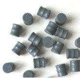 8mm Dental Cartridge Plungers, Dark Gray, Pk 100